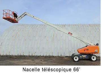 Nacelle Telescopique 66 pieds